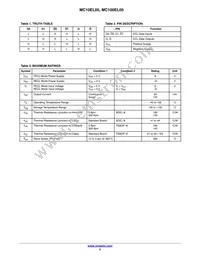 MC10EL05DTR2G Datasheet Page 2