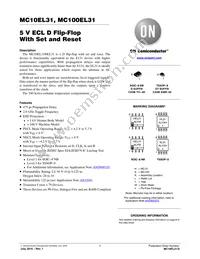 MC10EL31DTR2G Datasheet Cover