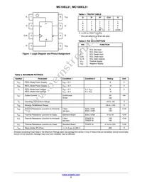 MC10EL31DTR2G Datasheet Page 2