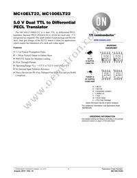 MC10ELT22DTR2G Datasheet Cover