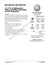 MC10ELT28DTR2G Datasheet Cover