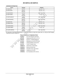 MC10EP016FAR2 Datasheet Page 13