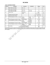 MC10EP89MNR4G Datasheet Page 3