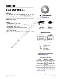 MC10H101PG Datasheet Cover