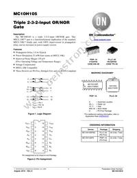 MC10H105PG Datasheet Cover