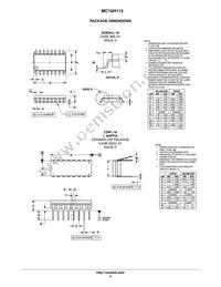 MC10H113PG Datasheet Page 5
