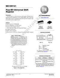 MC10H141PG Datasheet Cover