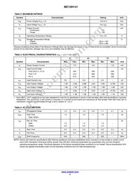 MC10H141PG Datasheet Page 2