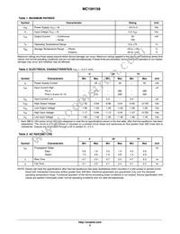 MC10H158PG Datasheet Page 2