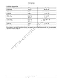MC10H160PG Datasheet Page 3