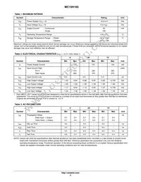 MC10H165PG Datasheet Page 2