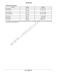 MC10H166PG Datasheet Page 5