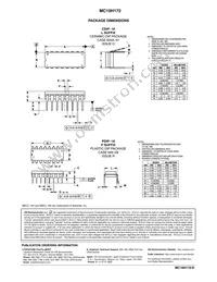 MC10H172PG Datasheet Page 5