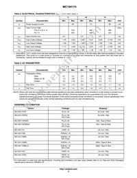 MC10H174PG Datasheet Page 3