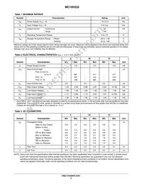 MC10H332PG Datasheet Page 2