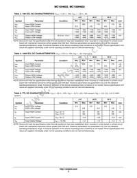 MC10H602FNR2G Datasheet Page 3
