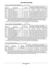 MC10H606FNR2G Datasheet Page 3