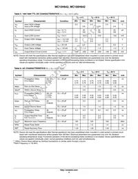 MC10H642FNR2G Datasheet Page 4