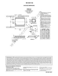 MC10SX1190DTR2G Datasheet Page 6