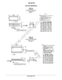 MC14017BD Datasheet Page 7