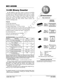 MC14020BCPG Datasheet Cover