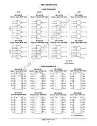 MC14025BCP Datasheet Page 2
