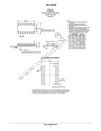MC14040BFELG Datasheet Page 7