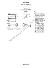 MC14049UBFEL Datasheet Page 7