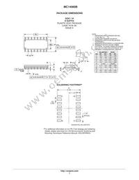 MC14060BFELG Datasheet Page 7