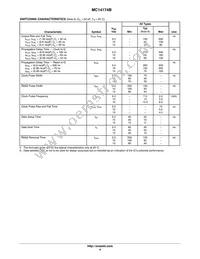 MC14174BCPG Datasheet Page 4