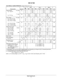 MC14174BDR2 Datasheet Page 3