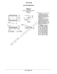 MC14174BDR2 Datasheet Page 7