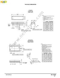 MC14489BPE Datasheet Page 21