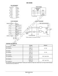 MC14503BFELG Datasheet Page 2