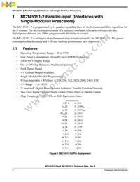 MC145152DW2R2 Datasheet Page 2