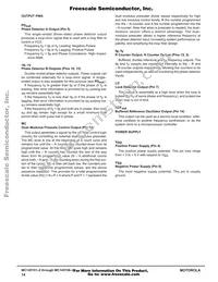 MC145158DW2 Datasheet Page 14