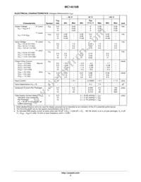 MC14516BDR2 Datasheet Page 3