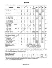 MC14538BFELG Datasheet Page 3