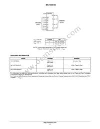 MC14551BFELG Datasheet Page 2