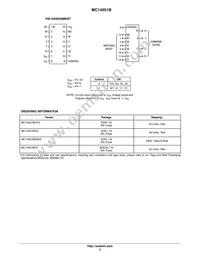 MC14551BFG Datasheet Page 2