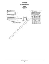 MC14553BCPG Datasheet Page 7