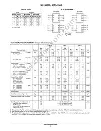 MC14555BFELG Datasheet Page 2