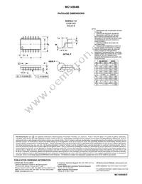 MC14584BFELG Datasheet Page 7