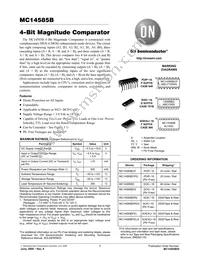 MC14585BFELG Datasheet Cover