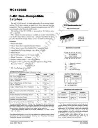 MC14598BCPG Datasheet Cover