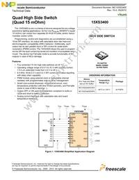 MC15XS3400CHFK Datasheet Cover