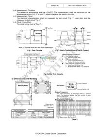 MC2016K25.0000C16ESH Datasheet Page 4