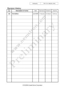 MC2016K60.0000C16ESH Datasheet Page 2