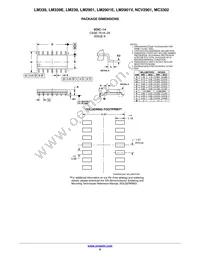 MC3302DTBR2 Datasheet Page 9