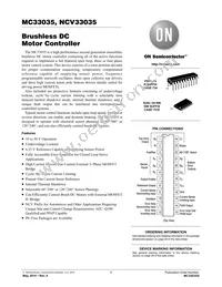 MC33035DW Datasheet Cover